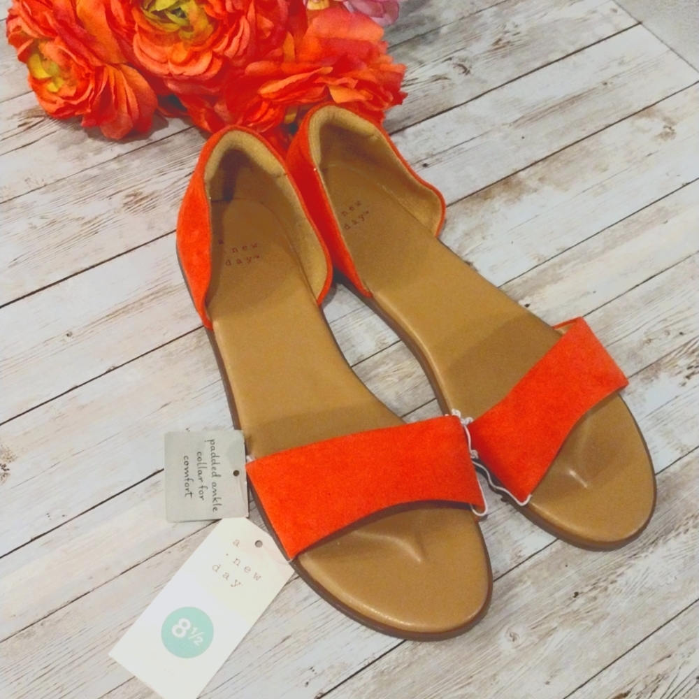 🏖️Coral flat summer sandals